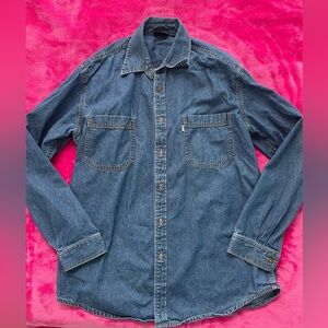 Levi's Dark Blue Denim Shirt